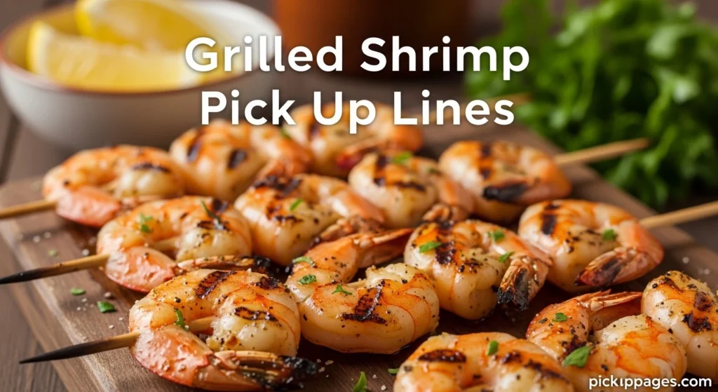 Grilled Shrimp Pick Up Lines