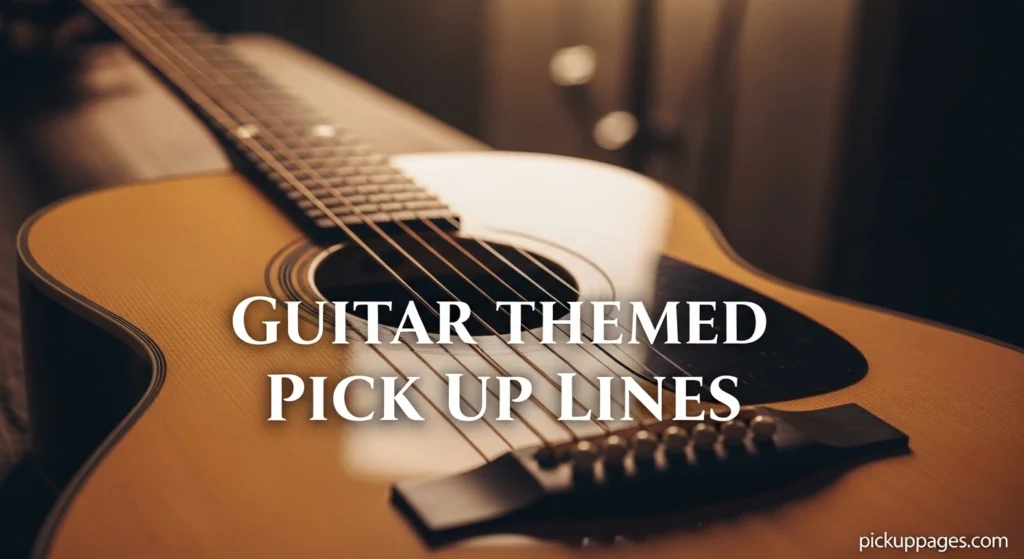 Guitar Themed Pick Up Lines