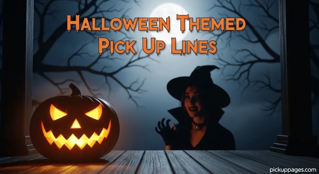 Halloween Themed Pick Up Lines