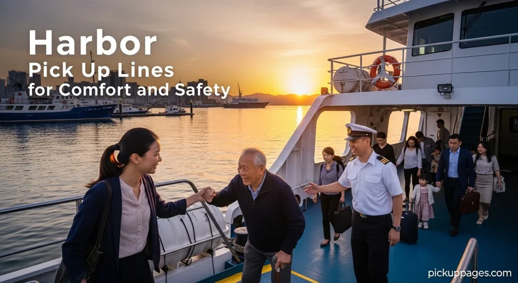 Harbor Pick Up Lines for Comfort and Safety