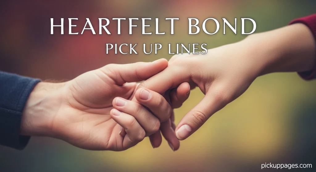 Heartfelt Bond Pick Up Lines