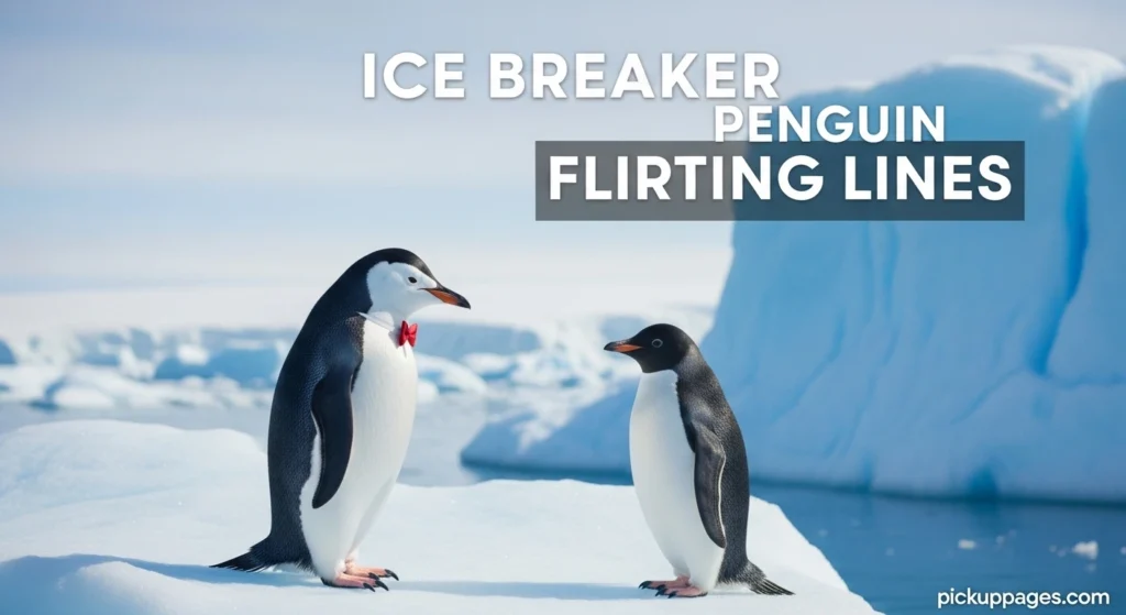 Ice Breaker Penguin Flirting Lines