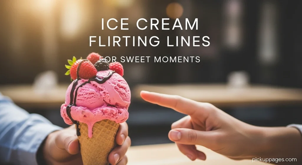 Ice Cream Flirting Lines For Sweet Moments