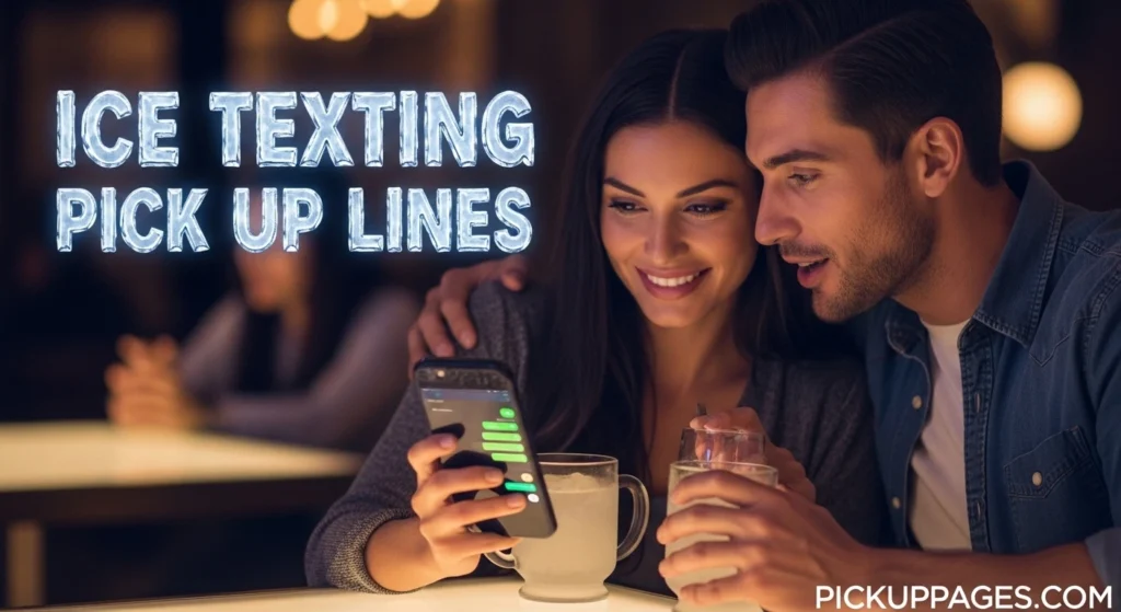 Ice Texting Pick Up Lines