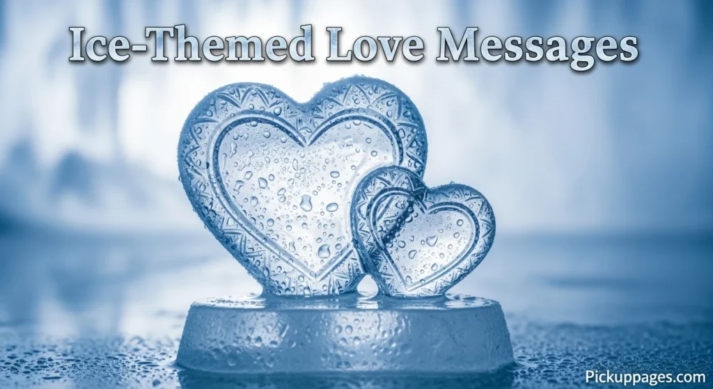 Ice-Themed Love Messages