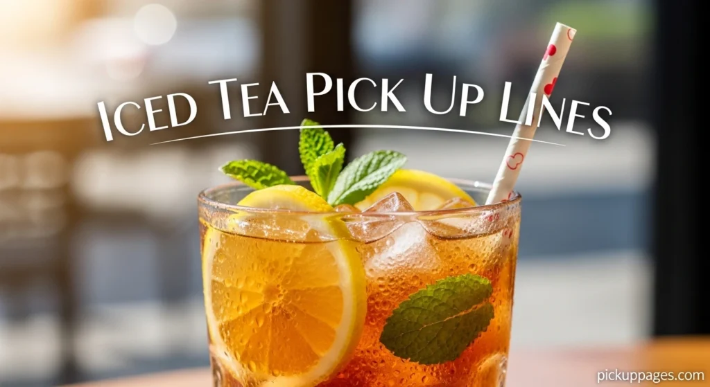 Iced Tea Pick Up Lines