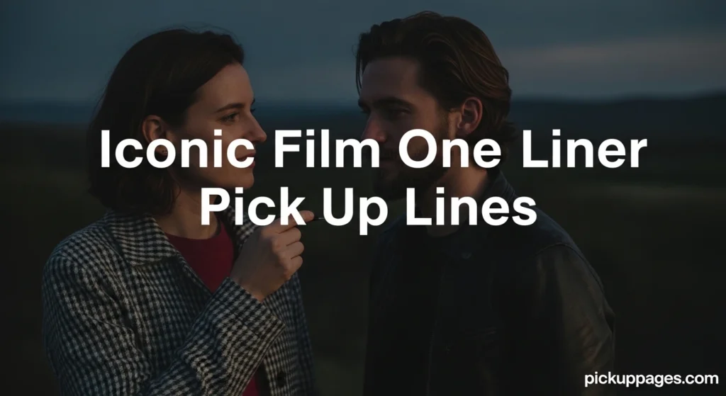 Iconic Film One Liner Pick Up Lines
