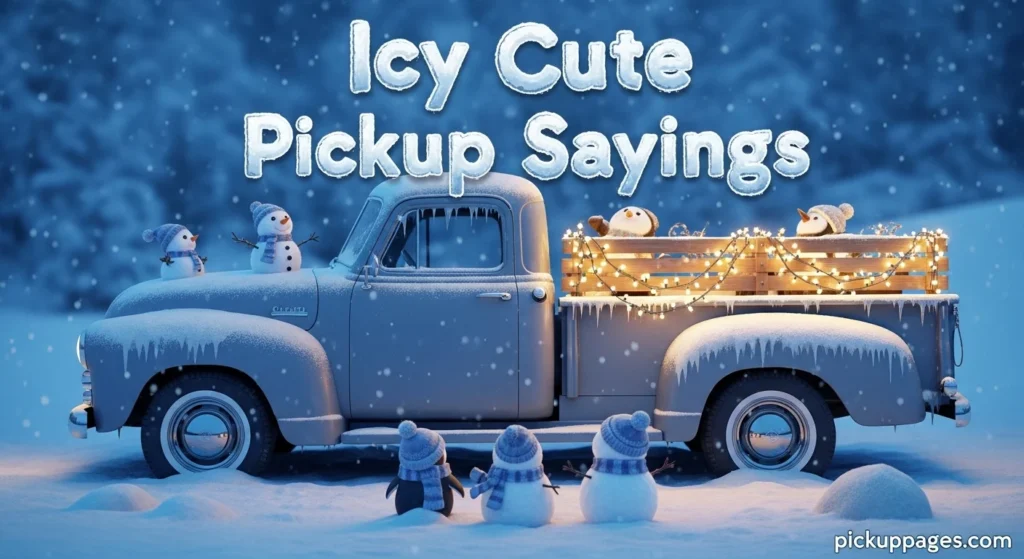 Icy Cute Pickup Sayings