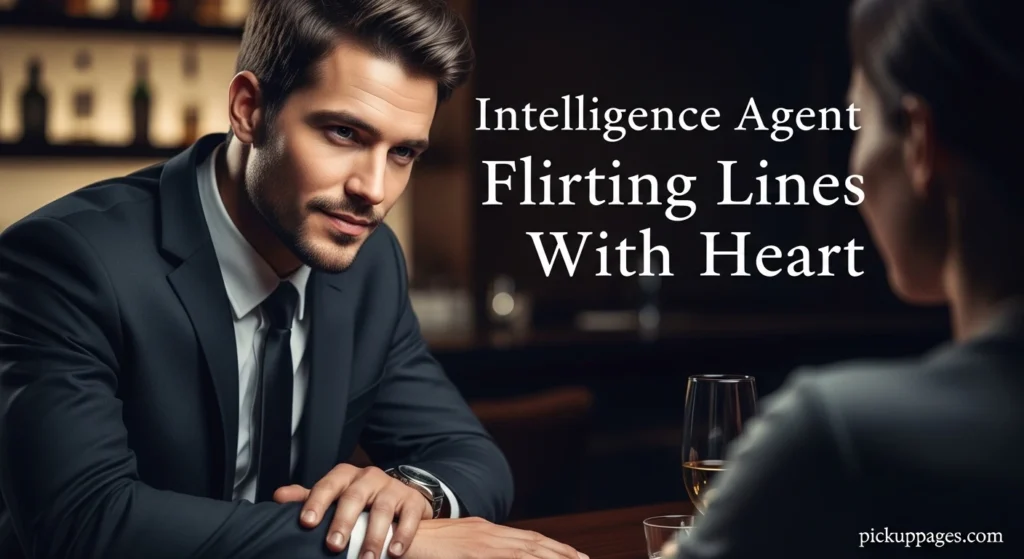 Intelligence Agent Flirting Lines With Heart