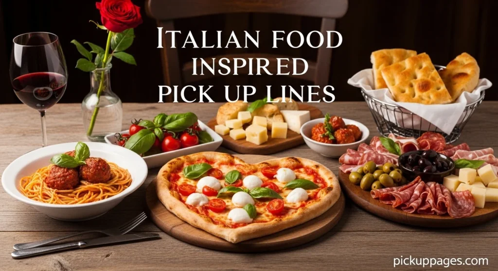 Italian Food Inspired Pick Up Lines