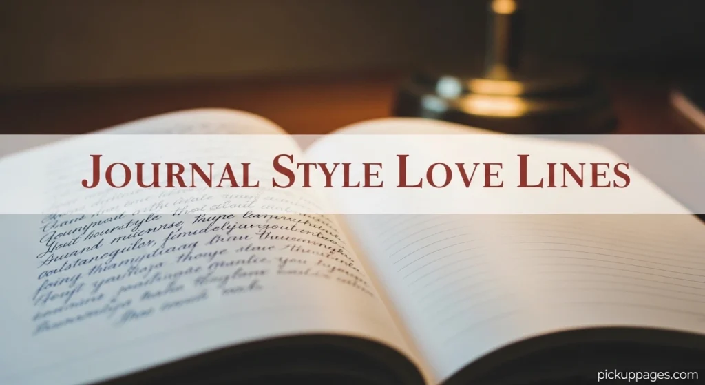 Journal Style Love Lines