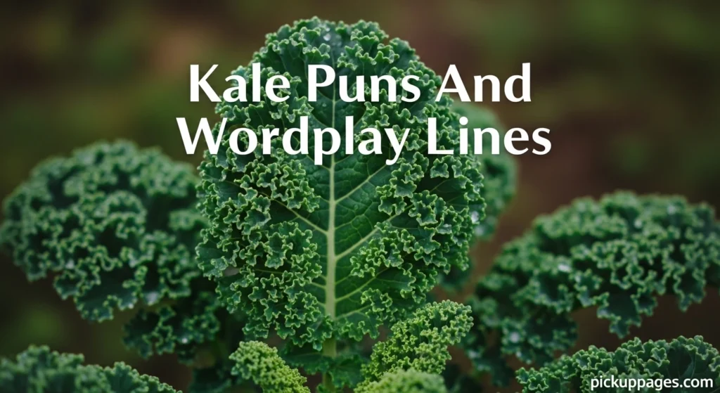 Kale Puns And Wordplay Lines