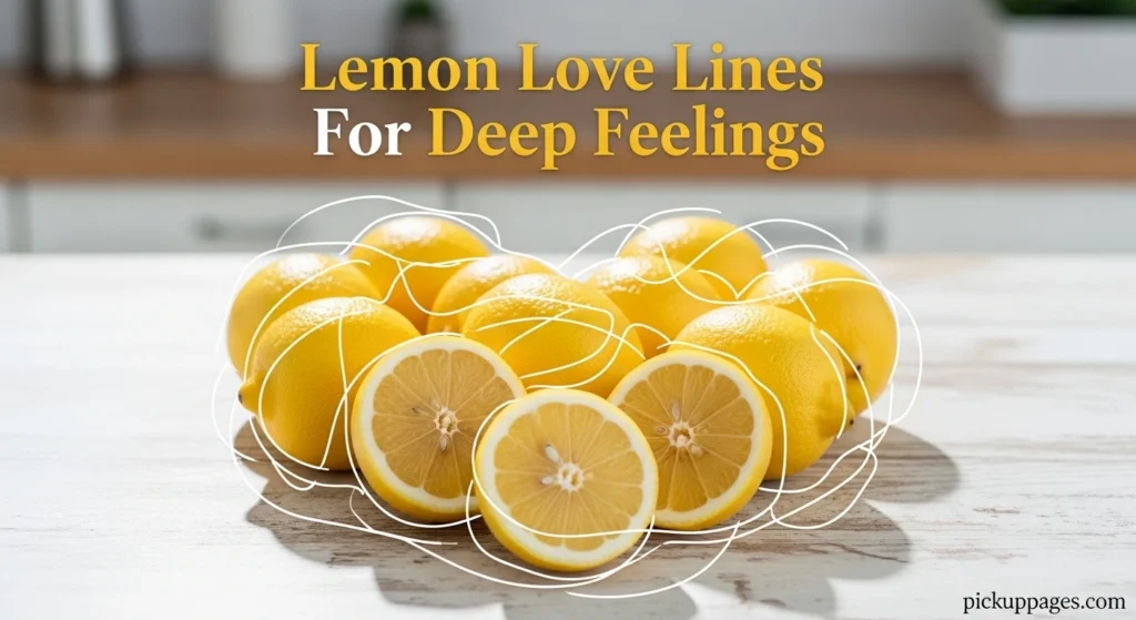 Lemon Love Lines For Deep Feelings