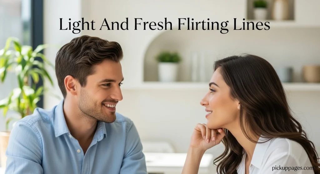 Light And Fresh Flirting Lines