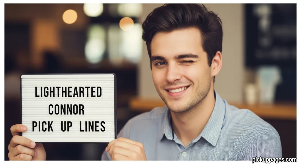 Lighthearted Connor Pick Up Lines