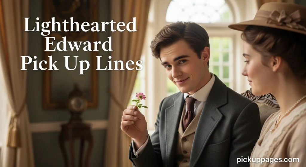 Lighthearted Edward Pick Up Lines