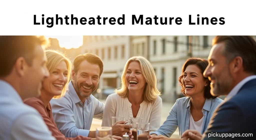 Lighthearted Mature Lines