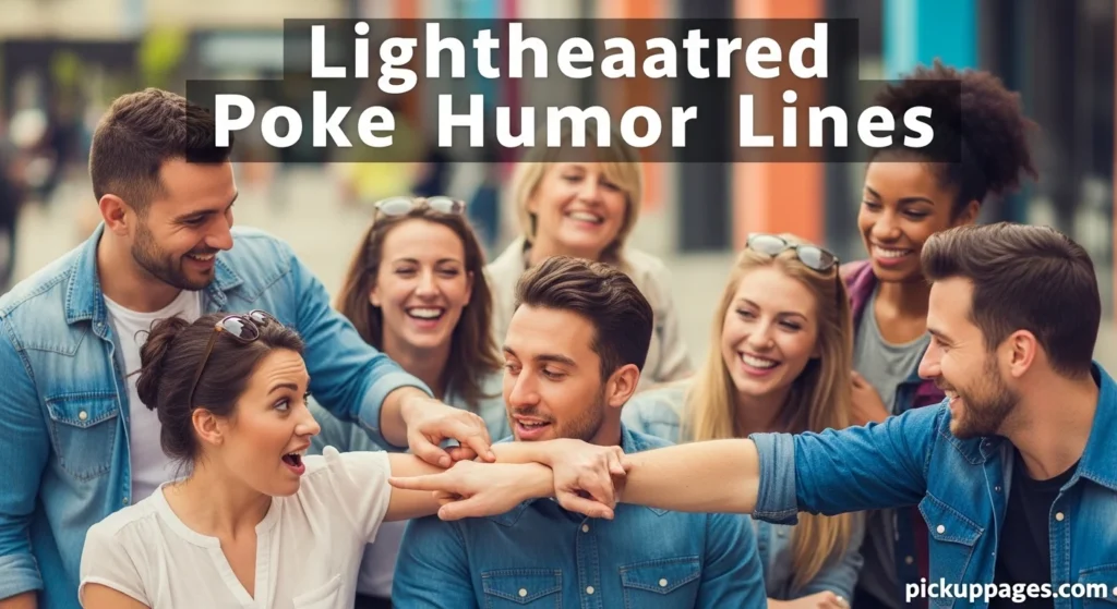 Lighthearted Poke Humor Lines