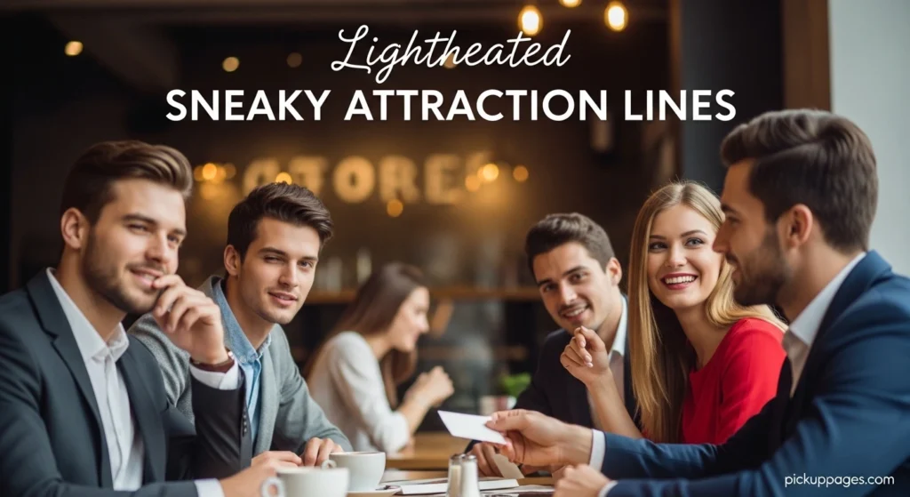 Lighthearted Sneaky Attraction Lines