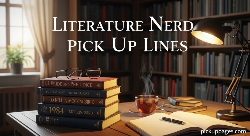 Literature Nerd Pick Up Lines