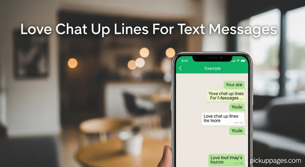 Love Chat Up Lines For Text Messages