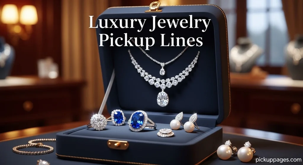 Luxury Jewelry Pickup Lines