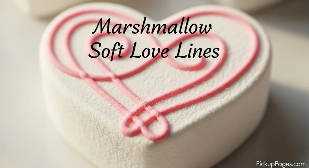 Marshmallow Soft Love Lines