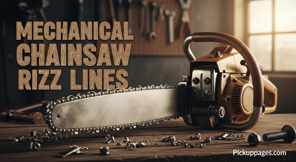 Mechanical Chainsaw Rizz Lines