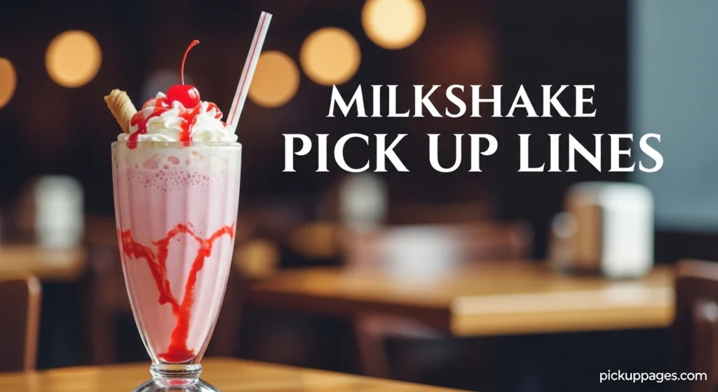 Milkshake Pick Up Lines