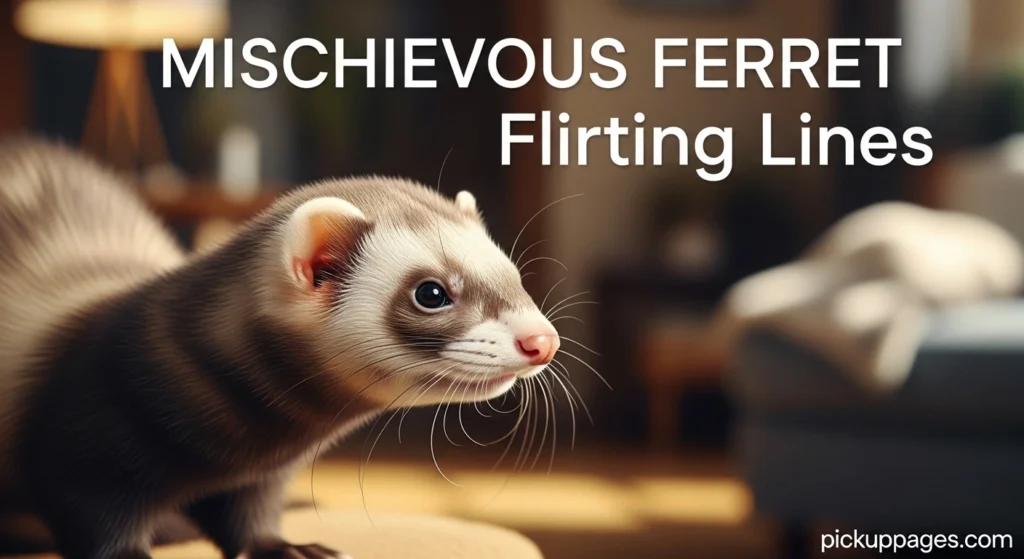 Mischievous Ferret Flirting Lines