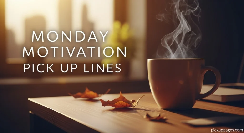 Monday Motivation Pick Up Lines