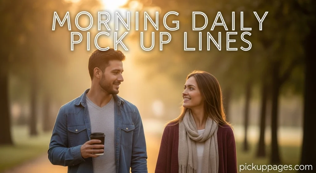 Morning Daily Pick Up Lines