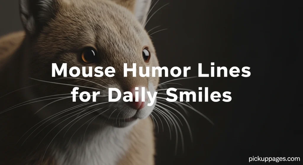 Mouse Humor Lines for Daily Smiles