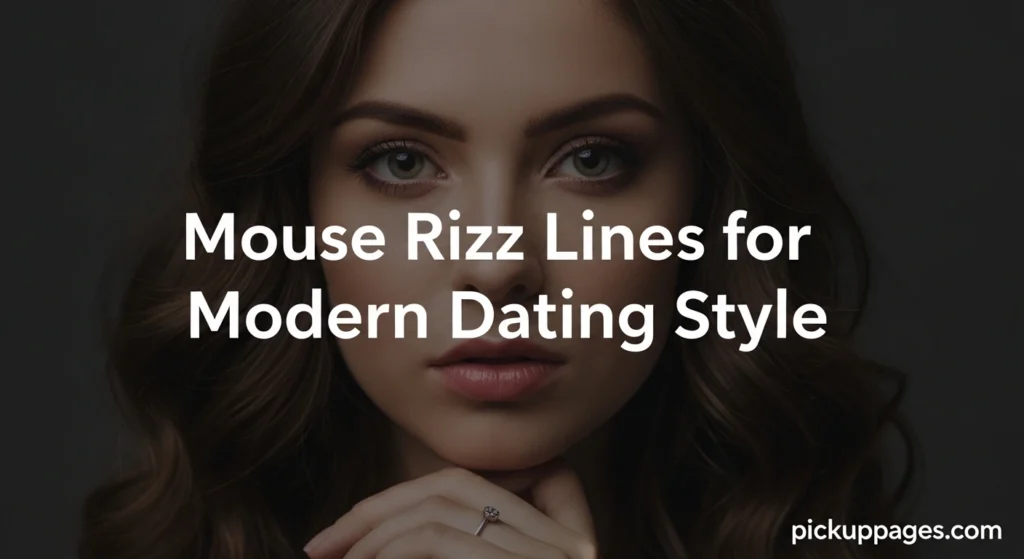 Mouse Rizz Lines for Modern Dating Style