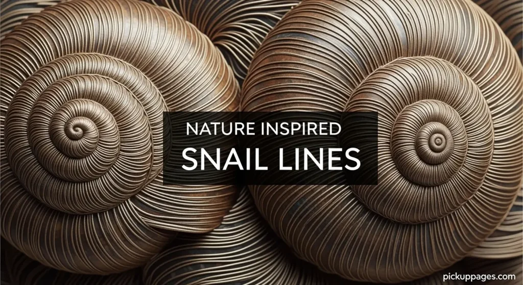 Nature Inspired Snail Lines