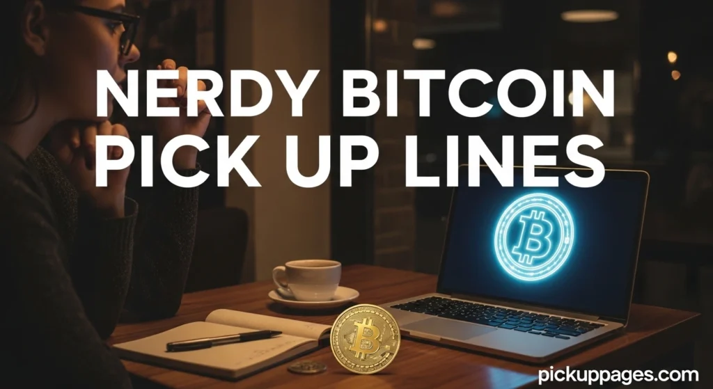 Nerdy Bitcoin Pick Up Lines