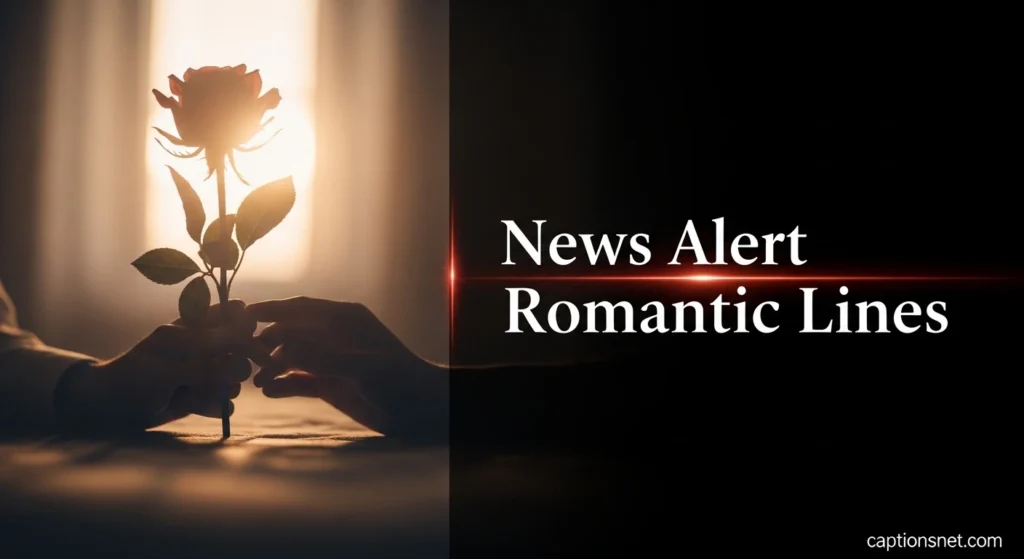 News Alert Romantic Lines
