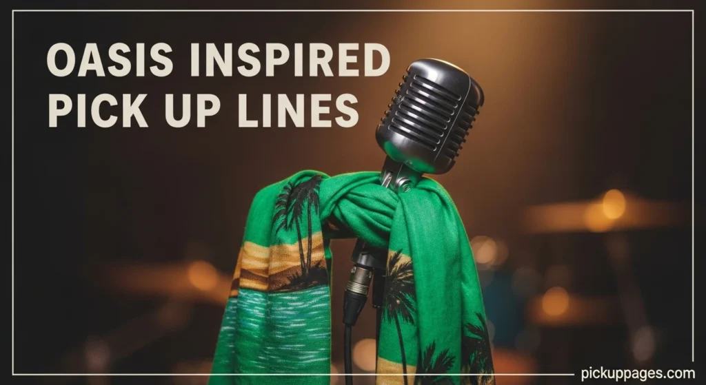 Oasis Inspired Pick Up Lines