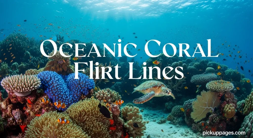Oceanic Coral Flirt Lines