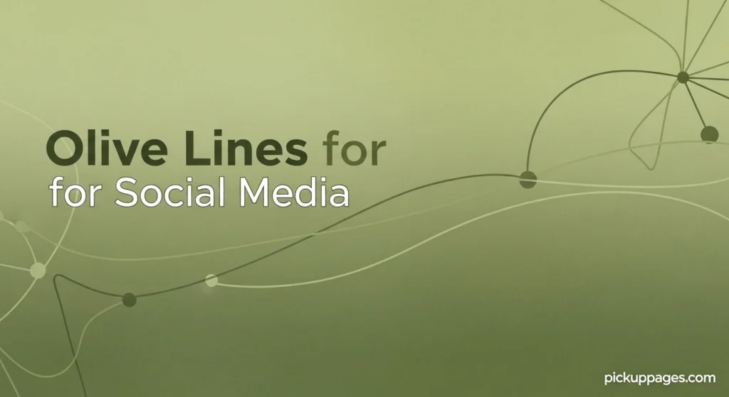 Olive Lines for Social Media