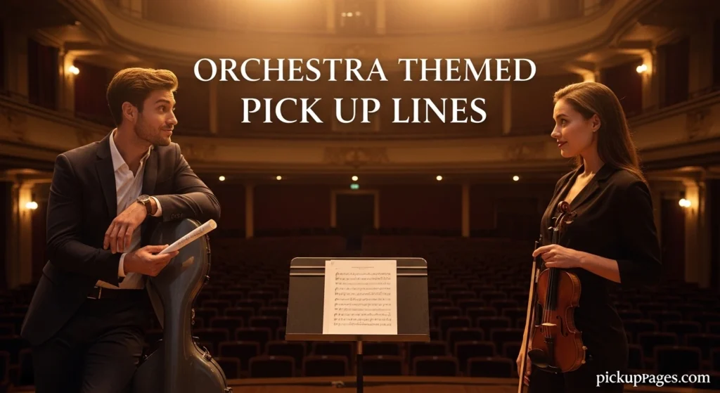Orchestra Themed Pick Up Lines