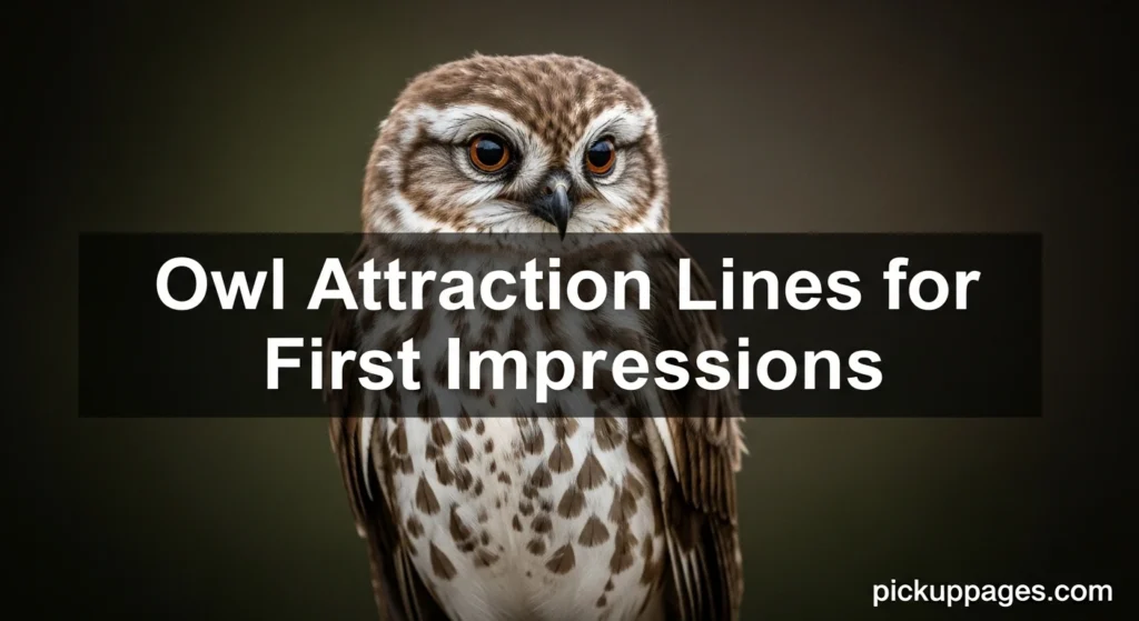 Owl Attraction Lines for First Impressions