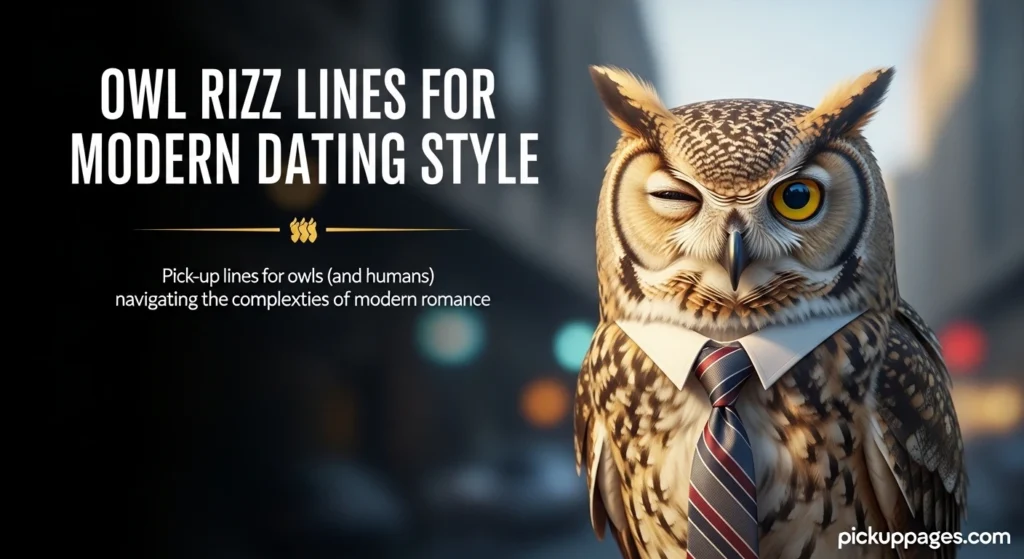 Owl Rizz Lines for Modern Dating Style