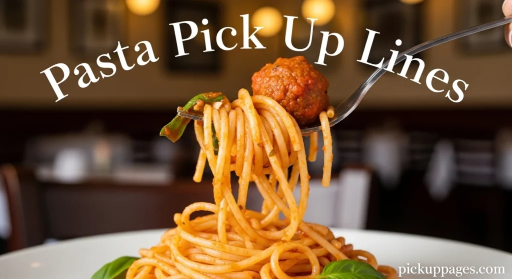 Pasta Pick Up Lines