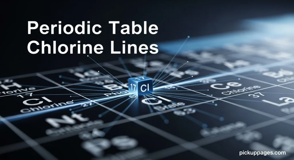 Periodic Table Chlorine Lines