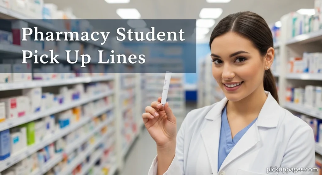 Pharmacy Student Pick Up Lines