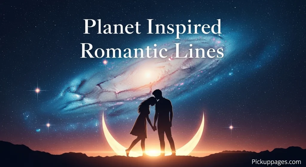 Planet Inspired Romantic Lines