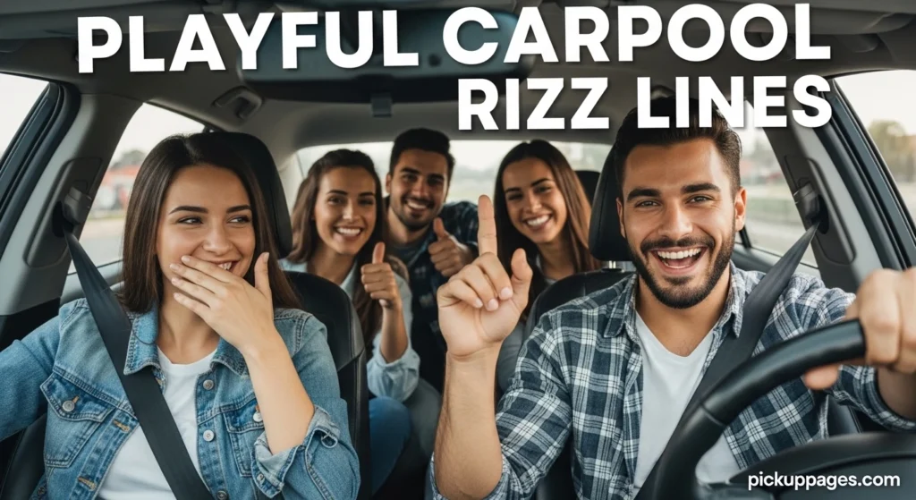 Playful Carpool Rizz Lines