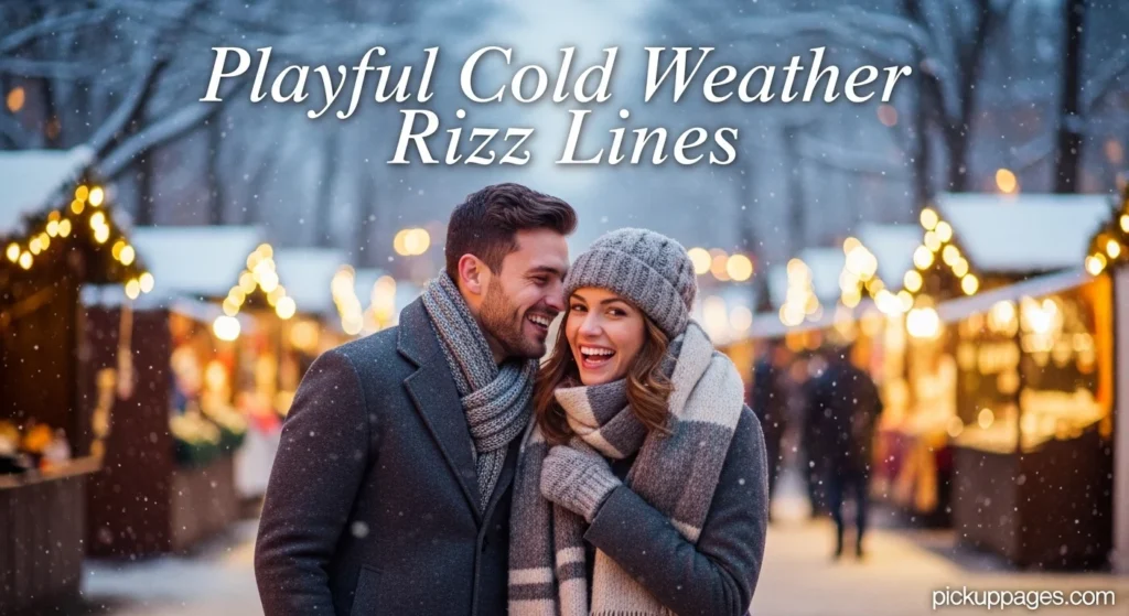 Playful Cold Weather Rizz Lines