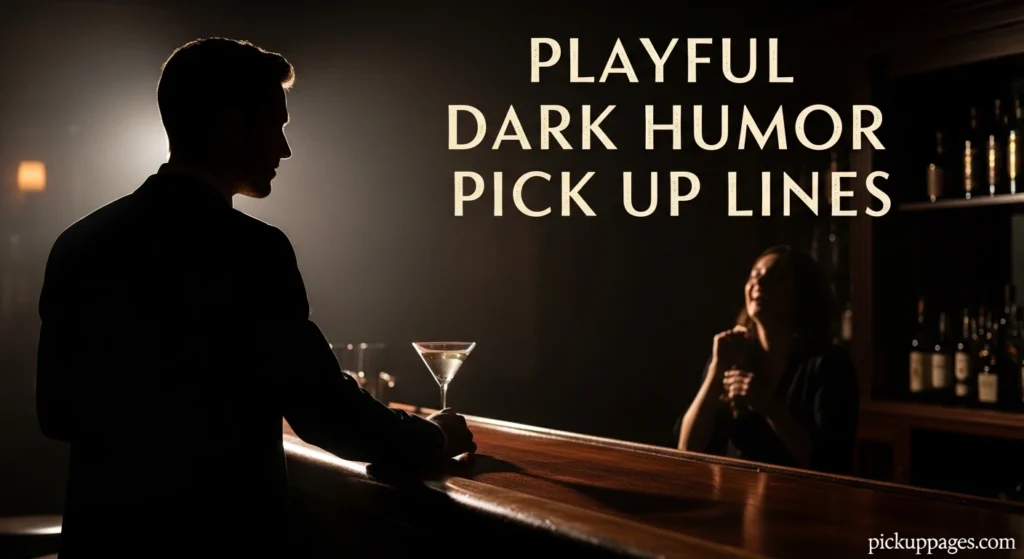 Playful Dark Humor Pick Up Lines